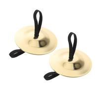 Sosoport Platillos De Dedo De Cobre Instrumento Musical De Dedo Para Fiesta y Danza Del Vientre Accesorios Musicales De Baile Para Adulto