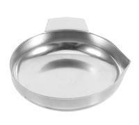 Sosoport Plato de Pesaje de Acero Inoxidable para Báscula Digital Bandeja Pequeña para Pesar Piedras Preciosas y Joyería Resistente a Arañazos Uso Doméstico y Laboratorio Precisión