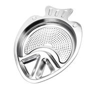 Sosoport Plato Para Empanadillas Con Bandeja Inoxidable Forma De Pescado Bandeja Para Servir y Escurridor De Aceite Uso Para Hogar y Restaurantes