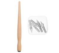 Sosoport Pluma de Inmersión Vintage Set 6 Piezas con 5 Puntas Intercambiables y Varilla de Madera Natural para Dibujo Caligrafía Inglesa Arte Gótico Escritura Creativa Oficina y Escuela