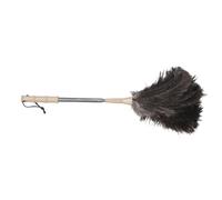 Sosoport Plumero de Avestruz Plumero de Techo Alto Cepillo para Limpiar Herramienta limpiadora de de Polvo del Ventilador de Techo Pluma de Avestruz Beige