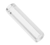 Sosoport Prisma Óptico Hexagonal de 15x62 Mm de Vidrio Óptico, Lente Cilíndrica para Experimentos Físicos, Enseñanza Óptica y Equipo Científico Educativo