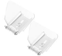 Sosoport Protector Ocular para Amoladora de Banco Pequeño Conjunto de Protección Anti Polvo Cubierta Angular Material ABS y Acero Inoxidable Accesorios de Seguridad para Taller