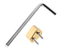 Sosoport Puente De Bajos Sin Cabeza De Bloqueo De Cuerdas Eléctrico Soporte De Cuerdas Para Puente De Guitarra Sin Clavijero Accesorios Para Instrumentos Musicales Reemplazo De Cejuela