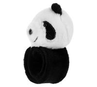 Sosoport pulsera panda cotillon fiesta cotillones muñequera de panda Brazalete de animales diseño de panda favores pulseras de bofetadas de animales de juguete pulsera a presión Felpa
