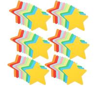 Sosoport Recortes Decorativos de Papel en Forma de Estrella de 108 Piezas Colores Variados Tamaño Pequeño para Manualidades y Decoración de Aula Habitación Infantil y Festivales