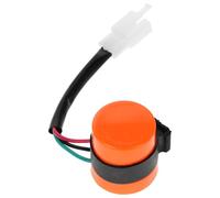Sosoport Relé Electrónico de Intermitencia de 3 Pines para Motocicleta y | Plástico, Zumbador Audible, Indicador de Alta Luminosidad, Instalación Fácil, Señal para Moto y Quad