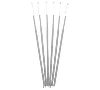 Sosoport Resorte de Cierre Automático para Puertas Interiores y Mosquiteras, Muelle de Tensión Metálico 1.0x7x360 con Gancho, Paquete de 6 Unidades, Cierrapuertas Ligero para Uso Doméstico