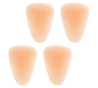 Sosoport Rodilleras de Silicona para Mujer, Protección Reforzada y Fácil de Usar, 4 Piezas Beige para Patinaje en Interiores y Skateboarding Profesional