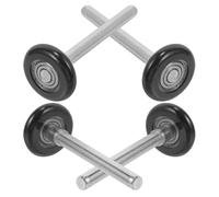 Sosoport Rodillos de Nylon para Puerta de Garaje con Vástago, 4 Piezas, Repuestos Silenciosos con Cojinetes de Precisión, Ruedas Lisas para Puertas Correderas Residenciales, Duraderos y