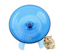 Sosoport Rueda De Ejercicio para Hámsters y Pequeños Mamíferos Disco Silencioso para Entrenamiento y Ejercicio Casa Color Azul