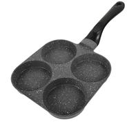 Sosoport Sartén para Huevos con Antiadherente Mango Antiescaldado Calentamiento Rápido Fácil Limpieza para Cocina Doméstica y Desayuno Familiar