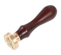 Sosoport Sello de Cera de Cobre con Mango de Madera Kit de Lacre para Sobres y Cartas Sello Vintage con Diseño de Abeja Adecuado para Invitaciones Documentos y Manualidades