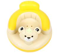 Sosoport Silla Inflable Para Ñiño Respaldo y Reposabrazos, Asiento De Suelo Portátil De Pvc Suave, Color Azul, Adecuado Para Baño y Aprendizaje, Niños De 6 a 24 Meses, Modelo Básico