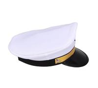 Sosoport Sombrero de Piloto Ajustable para Hombre Gorra de Aerolínea para Disfraces para Halloween Fiestas de Cosplay de