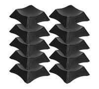 Sosoport Soporte de Bolas Multifuncional de Abs para Baloncesto, Fútbol y Voleibol, Base Negra para Exhibición de Balones Oficiales, 10 Piezas, Adecuado para Uso Interior y Almacenamiento