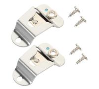Sosoport Soporte Metálico Para Radio Cb Compatible Gm300 Gm950 Gm3688 Gm3188, Clip Para Colgar Micrófono De Coche, Paquete De 2 2 Tornillos, Uso Vehículo y Oficina