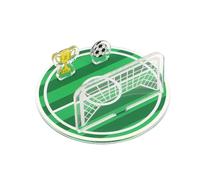 Sosoport Soporte para Teléfono Acrílico en Forma de Estadio de Fútbol, Decoración de Escritorio, Soporte Deportivo para Celular, Recuerdo de Torneo Internacional, Accesorio para Fanáticos