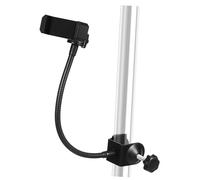 Sosoport Soporte Para Teléfono Móvil Pinza Metálica U12, Cuello Flexible De 30 Cm 1/4 Rosca Externa, Compatible Pie De Micrófono y Uso Guitarra, Ajustable Para Grabación y Presentaciones