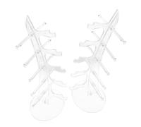 Sosoport Soporte Transparente para Gafas De Sol De Acrílico 5 Niveles, Organizador Compacto para Almacenamiento y Exhibición De Gafas, Adecuado para Playa y Piscina