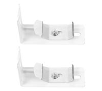 Sosoport Soportes para Persianas Verticales en L 3 Pulgadas Hierro Resistente Montaje sin Taladro Accesorios para Cortinas Hogar 2 Unidades