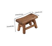 Sosoport Taburete de Madera para Taburete para Baño y Hogar Antideslizante Resistente y Práctico Banco Infantil Estable y Duradero para Salón y Cambio de Calzado