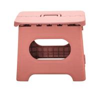 Sosoport Taburete Plegable Pequeño Rosa, Portátil de Plástico Liviano para Hogar y Baño, Ahorro de Espacio, Seguro y Práctico, Adecuado Viajes