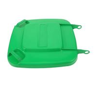 Sosoport Tapa Abatible para Cubo de Basura de Plástico Verde 50 Litros Resistente Intemperie Sellado Antipolvo y Minimización de Olores para Uso Exterior y Reciclaje