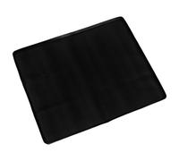 Sosoport Tapete para Perros para Hacer Pipí de Silicona Negro con Borde Elevado y Estructura Antideslizante para Entrenamiento en Espacios Pequeños y Jaulas