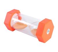 Sosoport Temporizador de Veinte Minutos de Reloj de Arena Hexagonal Color Naranja, Plástico Resistente, Decoración Bonita para Oficina y Hogar