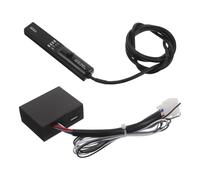 Sosoport Temporizador Digital Turbo de 12 V Pantalla LED Roja, Kit de Control de Estacionamiento para Motor Diésel, Accesorio Modificado para Vehículo Retardo de Apagado, 1 Unidad