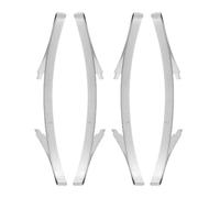 Sosoport Tope para Puerta Corredera de Armario 4 Piezas de Acero al Manganeso Posicionador Inferior para Puertas Limitador de Guía y Protección contra Golpes para Uso Doméstico y Oficina