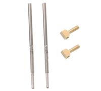 Sosoport Tornillo para Rana de Cello, Accesorio de Cuerda, Fácil de Operar y Fijación Firme, Metal Plata, 2 Piezas