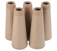 Sosoport Tubos de Papel para Bobinadora de Hilo 5°57′, Pack 5 Piezas, Soporte para Enrollar Ovillos, Herramienta Manual para Crochet y Tejido Casero, Accesorios para Costura y Artesanía