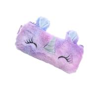 Sosoport Unicornio Estuche Felpa Lápices de para Estudiantes | Organizador Portátil de Papelería, Diseño Moderno y Simple, Uso Escolar, también Sirve como Bolsa Cosmética
