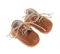 Sosoport Zapatos de Muñeca Miniatura de 15-20 Cm para Niñas Accesorios Decorativos de Juguete Zapatos de Algodón Ideales para Casa de Muñecas Estilo Clásico 1 Par