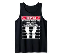 sospechar Palabras favoritas Son mías no me Dejes Solo Divertido Solitario Camiseta sin Mangas