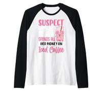 Sospechosa afirma que está en quiebra pero gasta todo su dinero en helado Camiseta Manga Raglan
