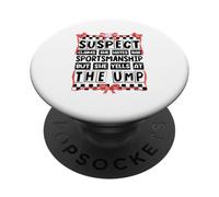 Sospechosa afirma que odia la mala deportividad, pero le grita PopSockets PopGrip Adhesivo