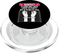 sospechoso afirma Que le Gusta IR de Fiesta, Pero está en la Cama a Las 9 PM PopSockets PopGrip para MagSafe