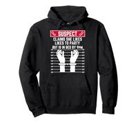 sospechoso afirma Que le Gusta IR de Fiesta, Pero está en la Cama a Las 9 PM Sudadera con Capucha