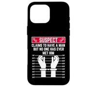 sospechoso afirma Tener un Hombre, Pero Nadie lo ha Conocido Ella Carcasa para iPhone 16 Pro MAX
