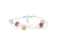 Sospiri Venezia Pulsera de mujer de cristal de Murano con perlas, cómoda y elegante, idea de regalo con caja incluida y certificado, para mamá, novia, amiga, Talla única, Cristal de Murano, No es una