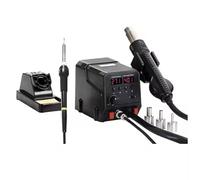 SOSS GAMING Estación de reparación de controladores Pro - Soldador 2 en 1 + pistola de aire caliente para controlador de juegos y trabajo de PCB