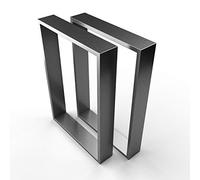 sossai® Desgin XXL - Mesa Estructura Acero | TKK3 | 2 Piezas | patas de mesa | carga pesada | Ancho 60 cm x Altura 72 cm | Color: Antracita