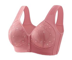 Sosten Deportivo Acolchado para Mujer Impacto Adhesivo Algodón Escote Pequeño Abrochado Nadadoras USA Antes Negra Invisibles Dentro Tipo Beige Morado Cruzar Cancer Maxima Colores