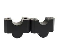 Sostén Manubrio Elevador De Manillar para Benelli TRK 702X, Kit De Extensión De Altura, Ajustador De Compensación, Adaptador De Soporte De Elevación. Pilar Manubrio(Negro 1)