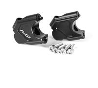 Sostén Manubrio Elevador De Manillar para Motocicleta para F800GS F800GT F800GS ADV Adaptadores De Altura Soporte De Extensión Y Compensación De Elevación. Pilar Manubrio(Negro 2)