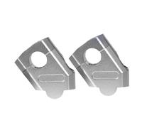 Sostén Manubrio Elevador De Manillar para Motocicleta para para Z900, Adaptador Abrazadera para Elevador De Manillar, Soporte Trasero De Elevación. Pilar Manubrio(Plata)