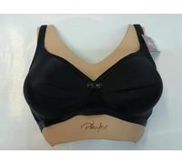 Playtex Sujetador Micro Support Satin sin aros Negro 105B Mujer
